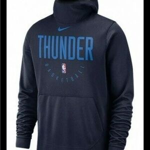 Nike Oklahoma City Thunder NBA Spotlight college Navy Hoodie Sz Small 940983-419